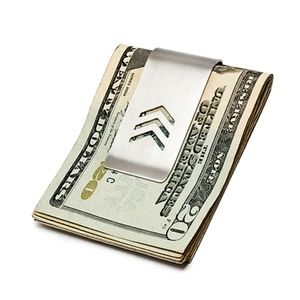 Accessories - Stainless Steel Money Clip With Chevron Design Accessories - Stainless Steel Money Clip With Chevron Design